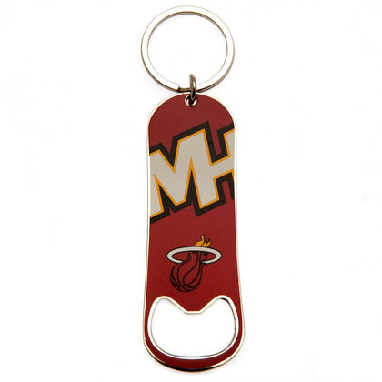 Miami Heat Bottle Opener Keychain Image 1