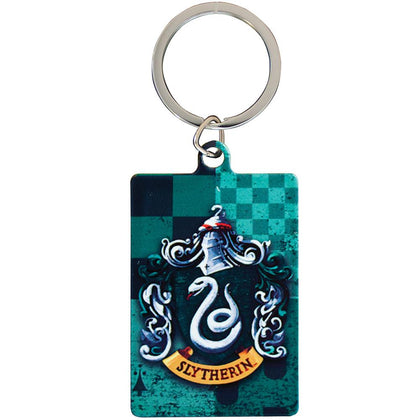 Harry Potter Slytherin Metal Keyring Image 1