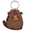 Pusheen Pizza PVC Keyring Image 1