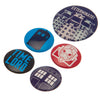 Doctor Who Button Badge Set Image 2