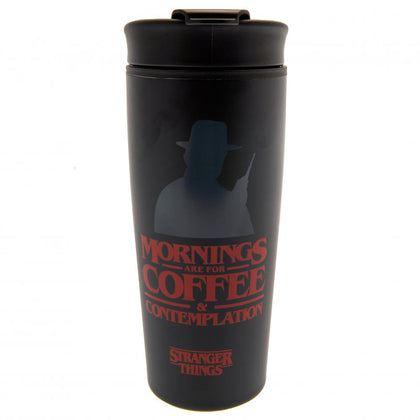 Stranger Things Metal Travel Mug Image 1