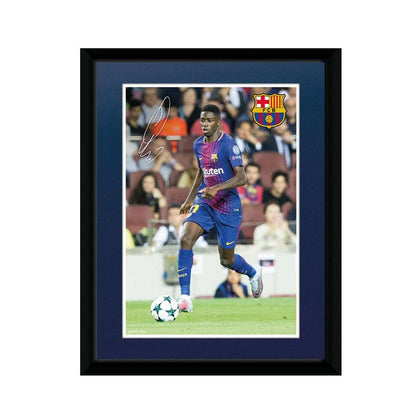 FC Barcelona Framed Dembele Picture Image 1