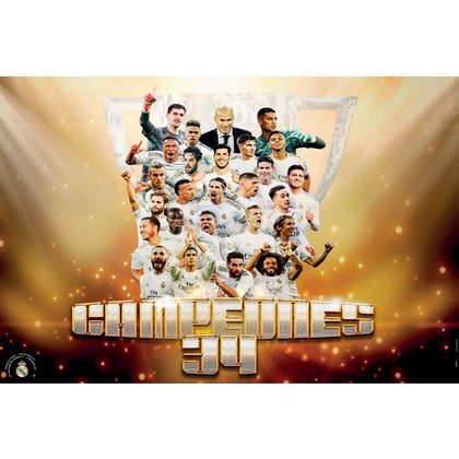 Real Madrid FC Campeones Poster Image 1