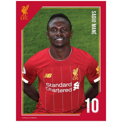 Liverpool FC Mane Headshot Photo Image 1