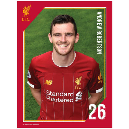 Liverpool FC Robertson Headshot Photo Image 1