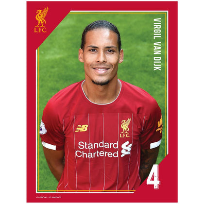 Liverpool FC Photo Van Dijk Headshot Image 1