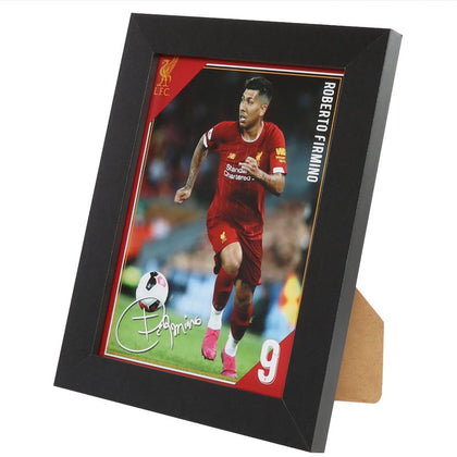 Liverpool FC Framed Firmino Picture Image 1