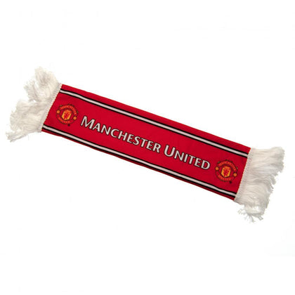 Manchester United FC Mini Scarf Car Decoration Image 1