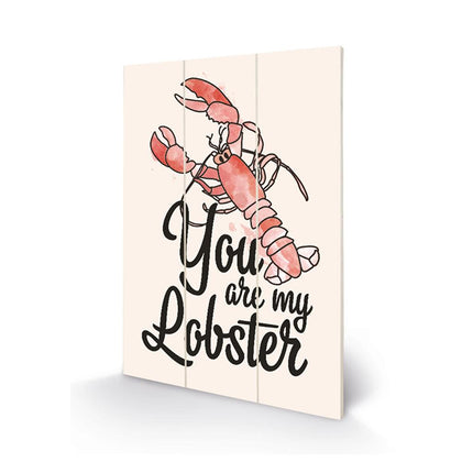 Friends Lobster Wood Print Image 1