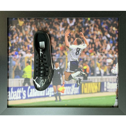 Tottenham Hotspur FC Framed Gascoigne Signed Boot Image 1