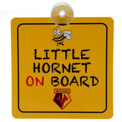 Watford FC Baby On Board Car Decoration Image 1