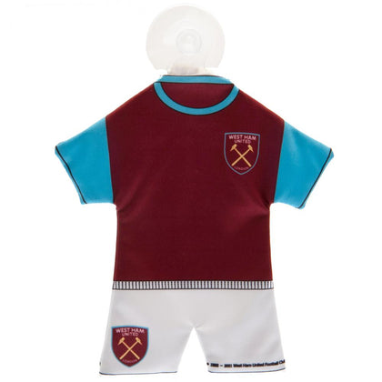 West Ham United FC Mini Kit Car Decoration Image 1