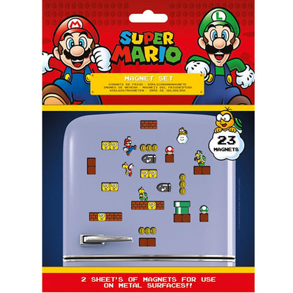 Super Mario Fridge Magnet Set Image 1