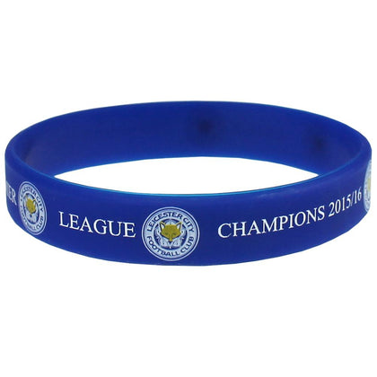 Leicester City FC Champions Silicone Wristband Image 1