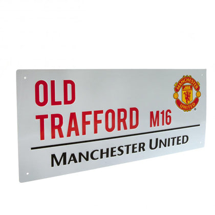 Manchester United FC Metal Street Sign Image 1