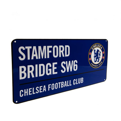 Chelsea FC Metal Street Sign Image 1