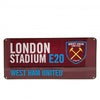 West Ham United FC Metal Street Sign Image 2