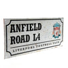 Liverpool FC Retro Metal Street Sign Image 1