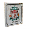 Liverpool FC Retro Logo Metal Sign Image 1