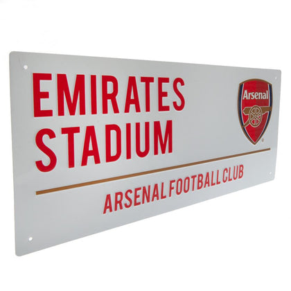 Arsenal FC Metal Street Sign Image 1