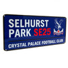 Crystal Palace FC Metal Street Sign Image 1