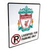 Liverpool FC No Parking Metal Sign Image 1