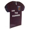 West Ham United FC Metal Shirt Sign Image 2