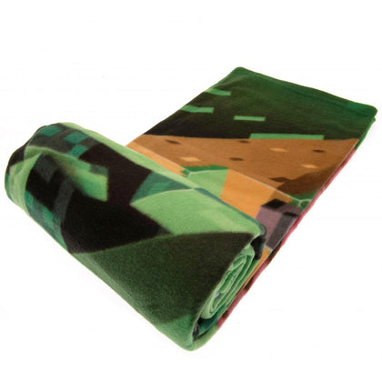 Minecraft Fleece Blanket Image 1