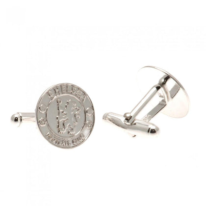 Chelsea FC Sterling Silver Cufflinks Image 1