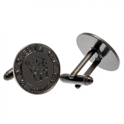 Chelsea FC Black IP Cufflinks Image 1