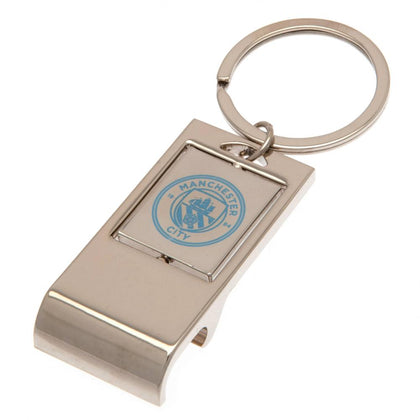 Manchester City FC Executive Bottle Opener Key Ring Image 1