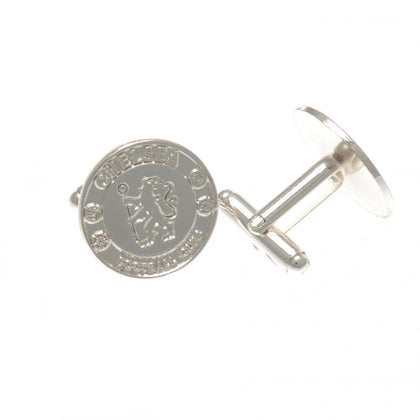 Chelsea FC Silver Plated Formed Cufflinks Image 1