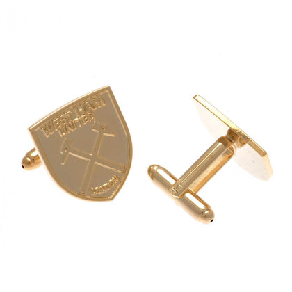 West Ham United FC Gold Plated Cufflinks Image 1