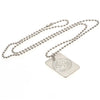 Celtic FC Silver Plated Dog Tag & Chain Image 2