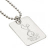 Tottenham Hotspur FC Silver Plated Dog Tag & Chain Image 1