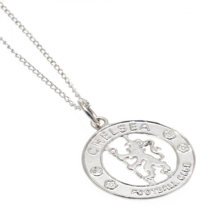 Chelsea FC Sterling Silver Pendant & Chain Image 1