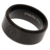 Celtic FC Stainless Steel Black IP Ring Image 2