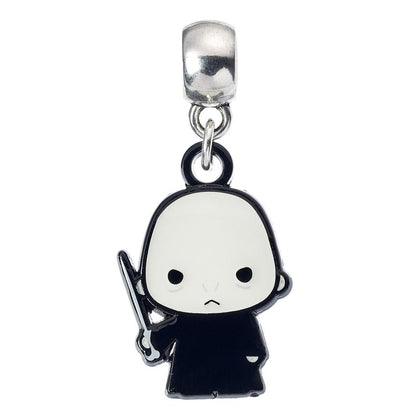 Harry Potter Chibi Voldemort Silver Plated Charm Image 1