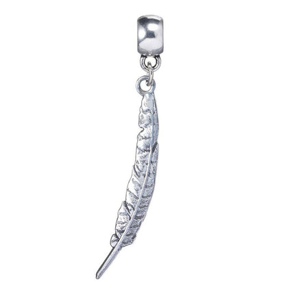 Harry Potter Feather Quill Silver Plated Charm Image 1