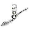 Harry Potter Nimbus 2000 Silver Plated Charm Image 1