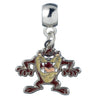 Looney Tunes Tasmanian Devil Silver Plated Charm Image 1