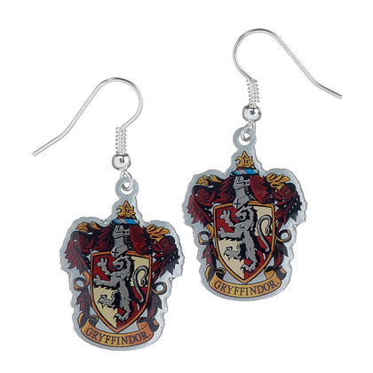 Harry Potter Gryffindor Silver Plated Earrings Image 1