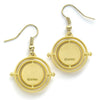 Harry Potter Time Turner Gold Plated Earrings Image 2