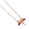 Harry Potter Fawkes Rose Gold Plated Necklace Image 2