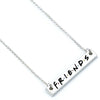 Friends Logo Silver Plated Necklace Image 1