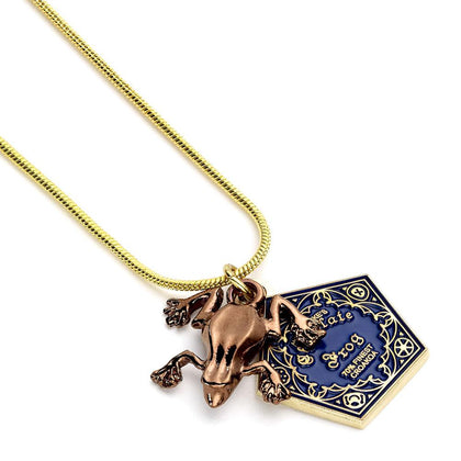 Harry Potter Chocolate Frog Gold Plated Necklace Image 1