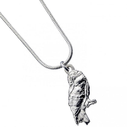 Harry Potter Hedwig Owl Silver Plated Necklace Image 1