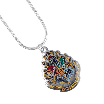 Harry Potter Hogwarts Silver Plated Necklace Image 1