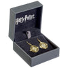 Harry Potter Time Turner Gold Plated Swarovski Earrings Image 3