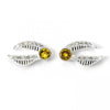 Harry Potter Golden Snitch Sterling Silver Swarovski Earrings Image 2